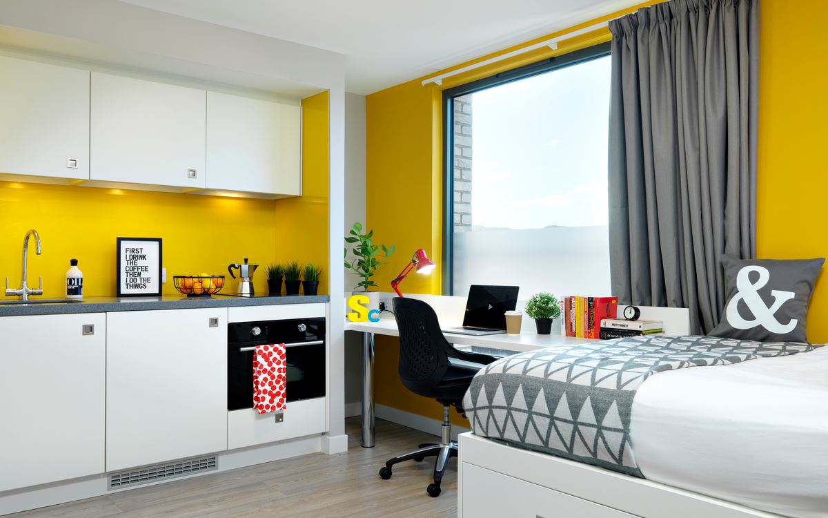 Stevenson Studio - Single Occupancy - Student Castle Edinburgh