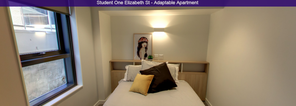 Queen / Adaptable Studio - Student One Elizabeth Street