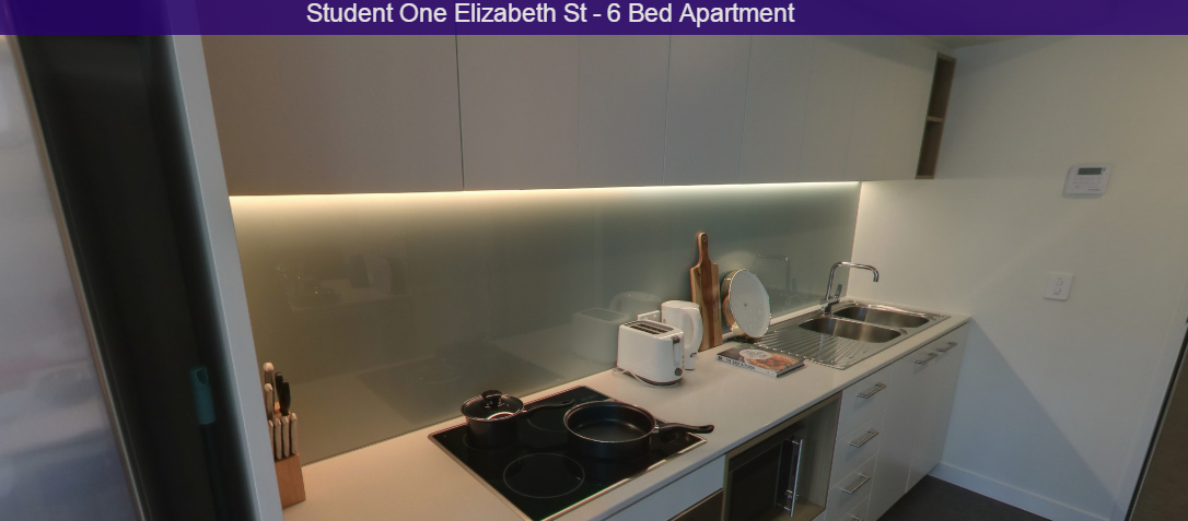 6-Bedroom Apartment with Ensuite Room – Student One Elizabeth Street