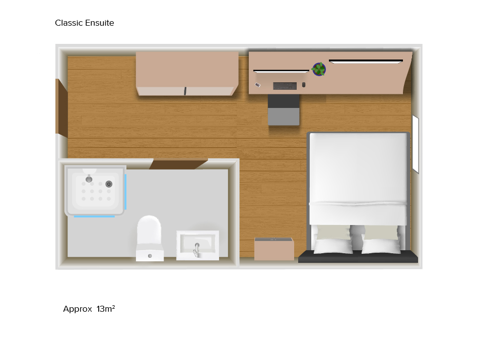 Classic Ensuite - Ernest Place