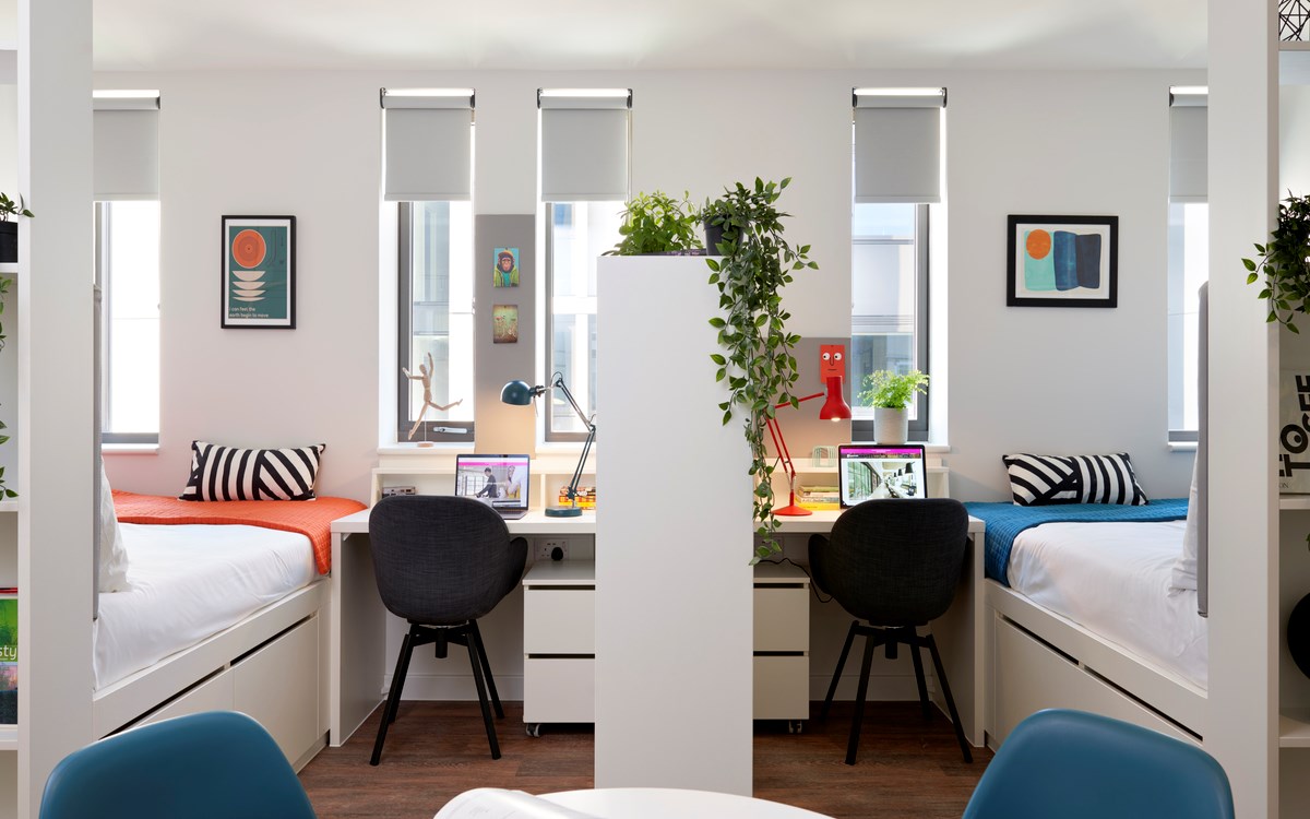 Larkin Twin Studio - Double Occupancy - Student Castle Oxford