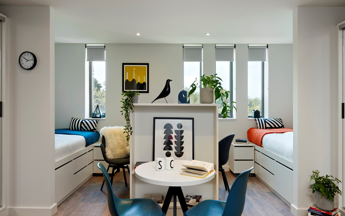 Fielding Twin Studio - Double Occupancy - Student Castle Oxford