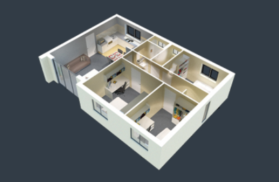 3 Bedroom Apartment South - Murdoch University