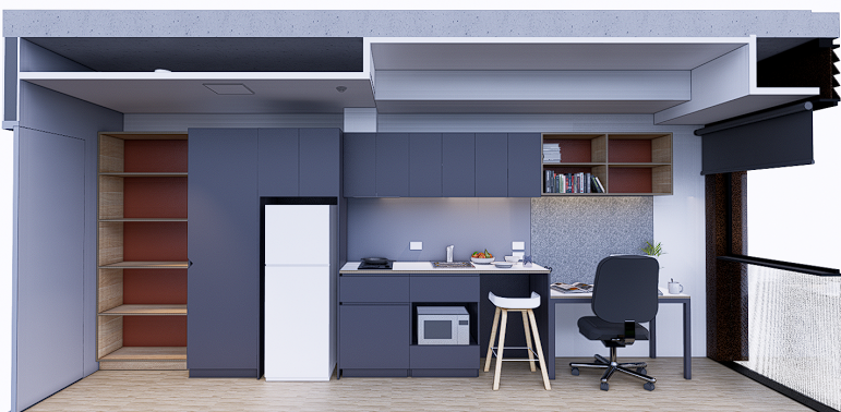 Standard Studio - UniLodge Melbourne Central