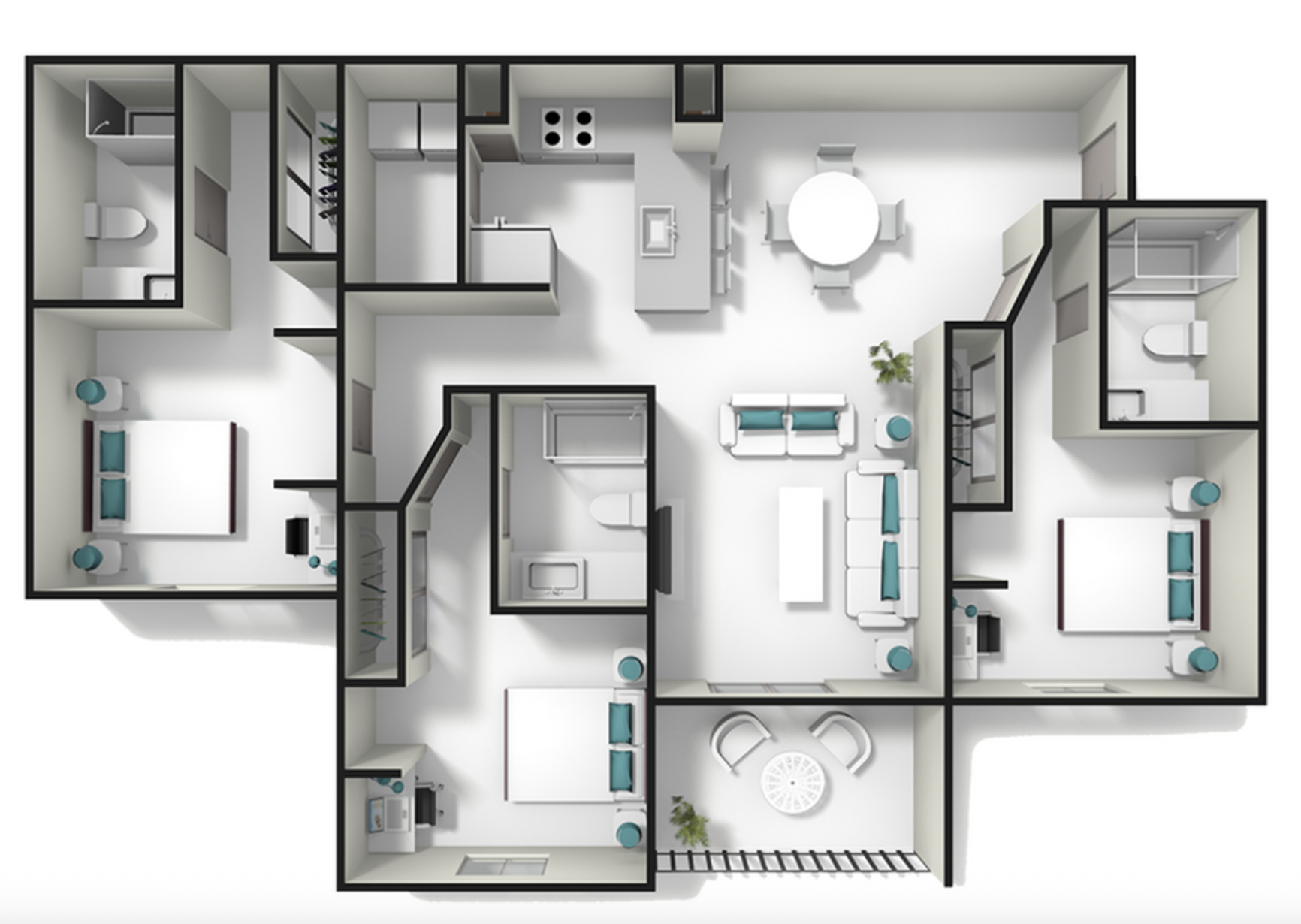 3BR/3BA - Vue Tampa Student Housing@AM