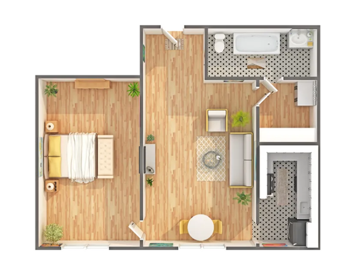 Covey One Bedroom - ReNew on Temple