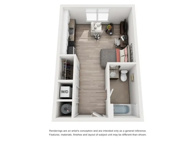 Studio - 200 Edgewood@Amber