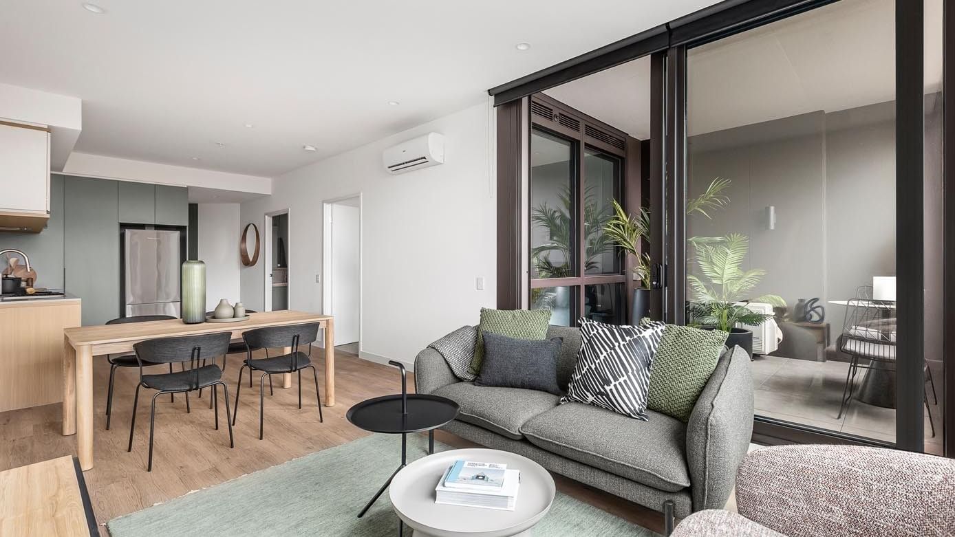 1 Bed 1 Bath with Study - Unfurnished - Caulfield Place