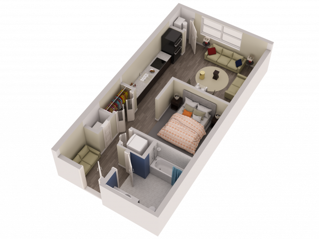 Studio - The Haven on College