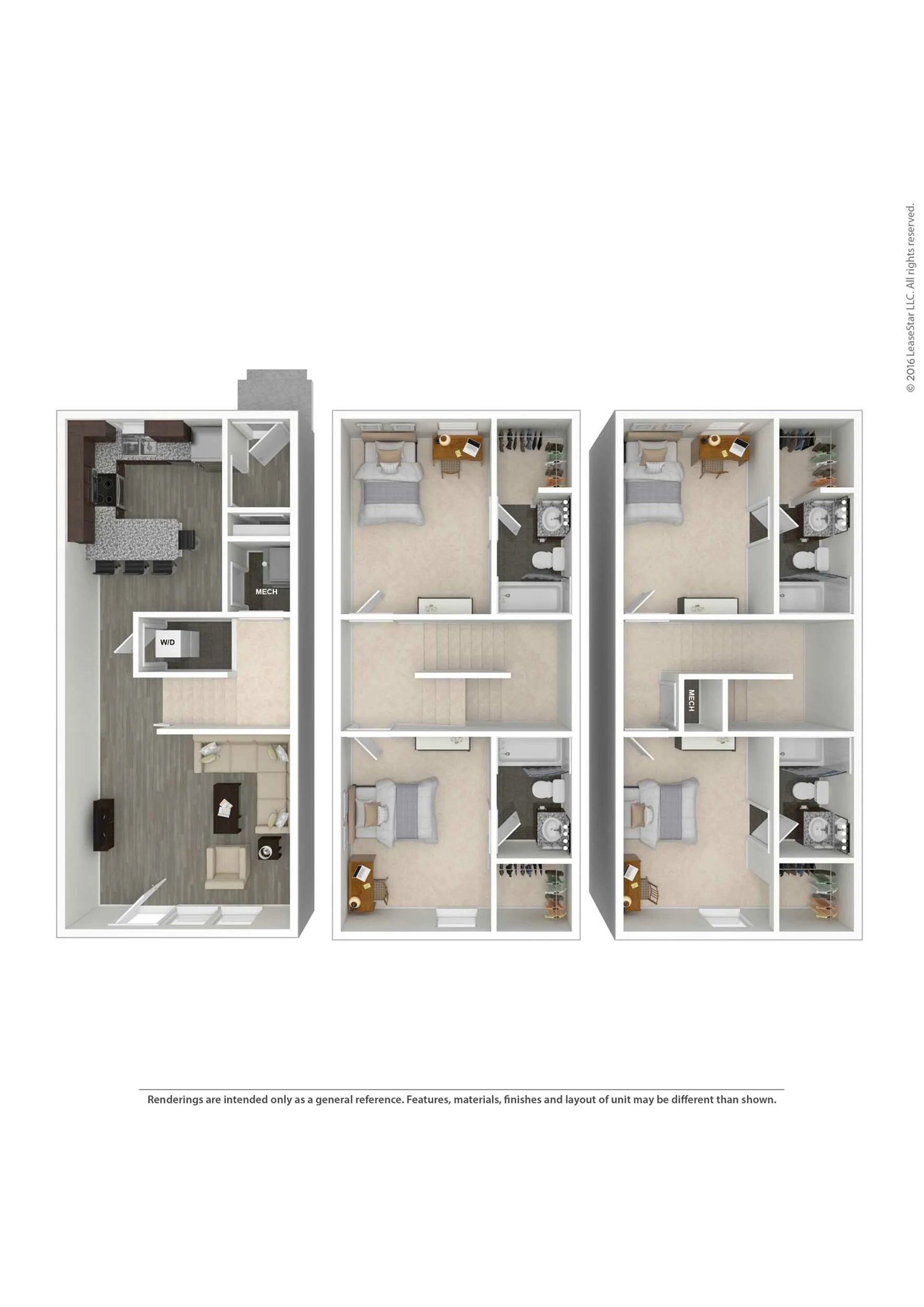 4 dormitorios - Arlington Cottages and Townhomes
