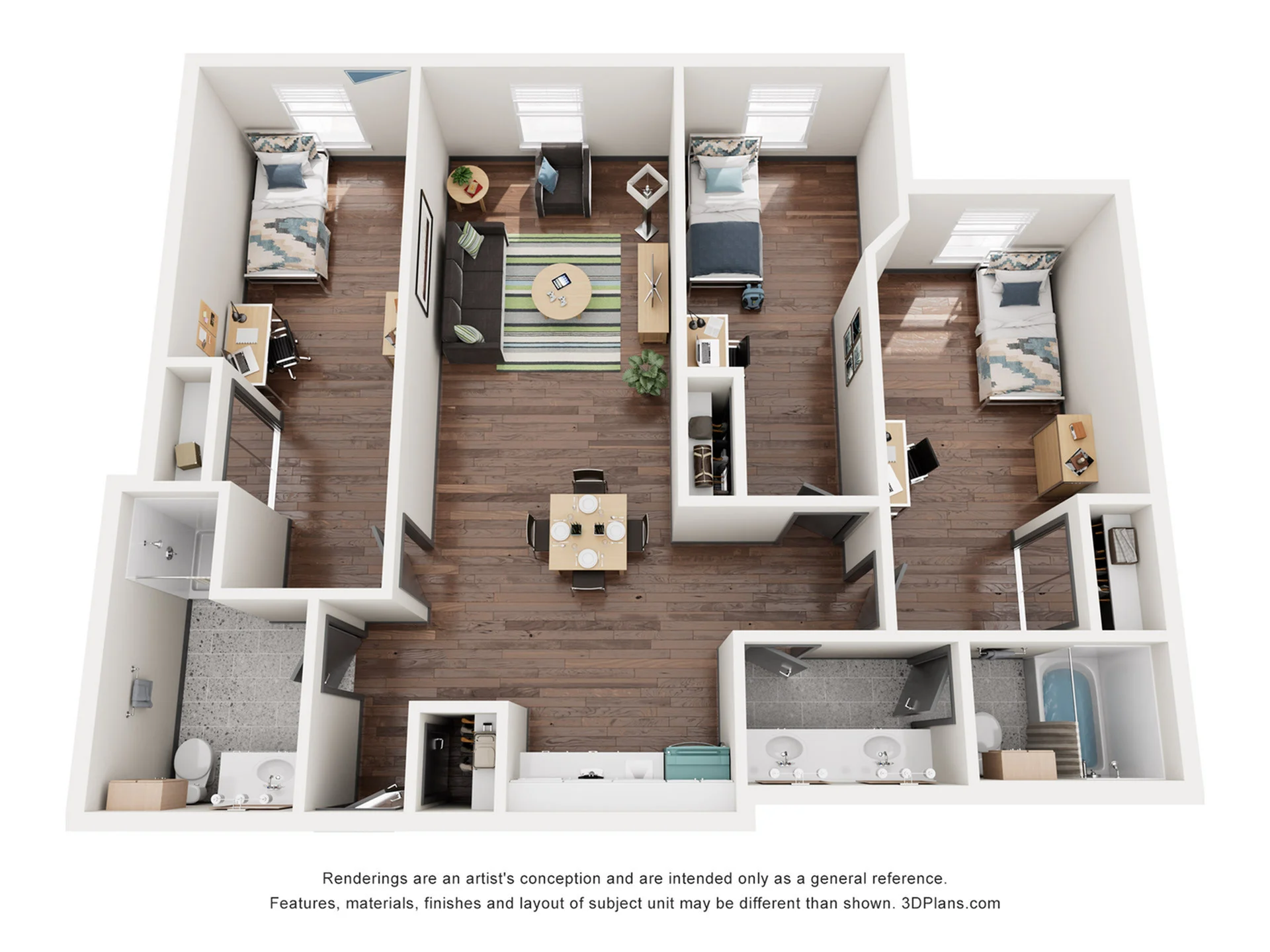 3-Bedroom Private - Cambridge Hall@AM