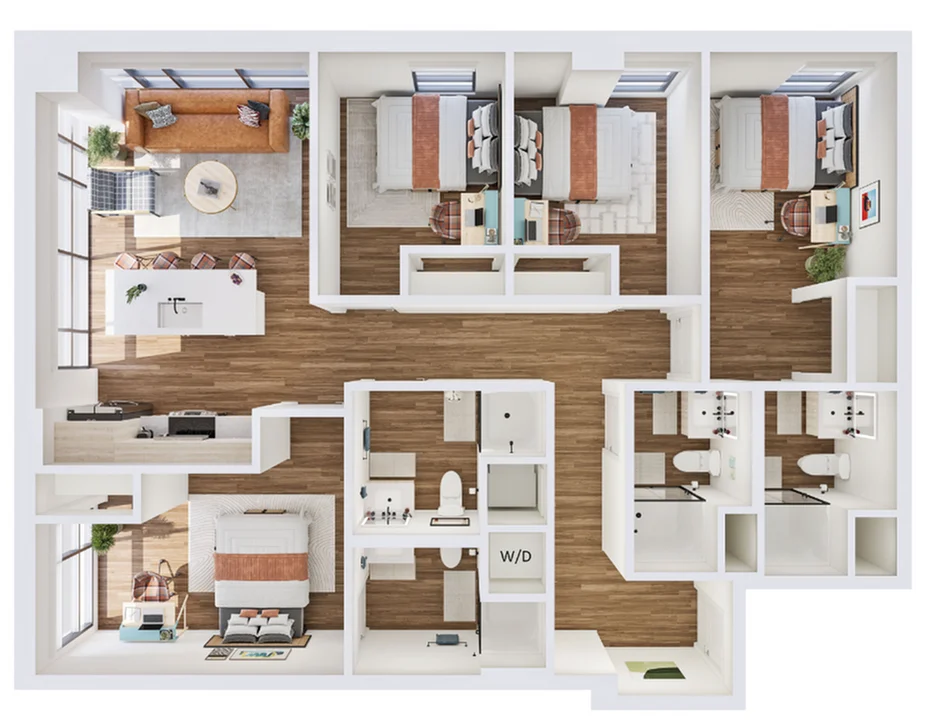 4 Bed 4 Bath - Theory Madison