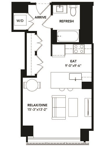 Studio - The Elle Apartments