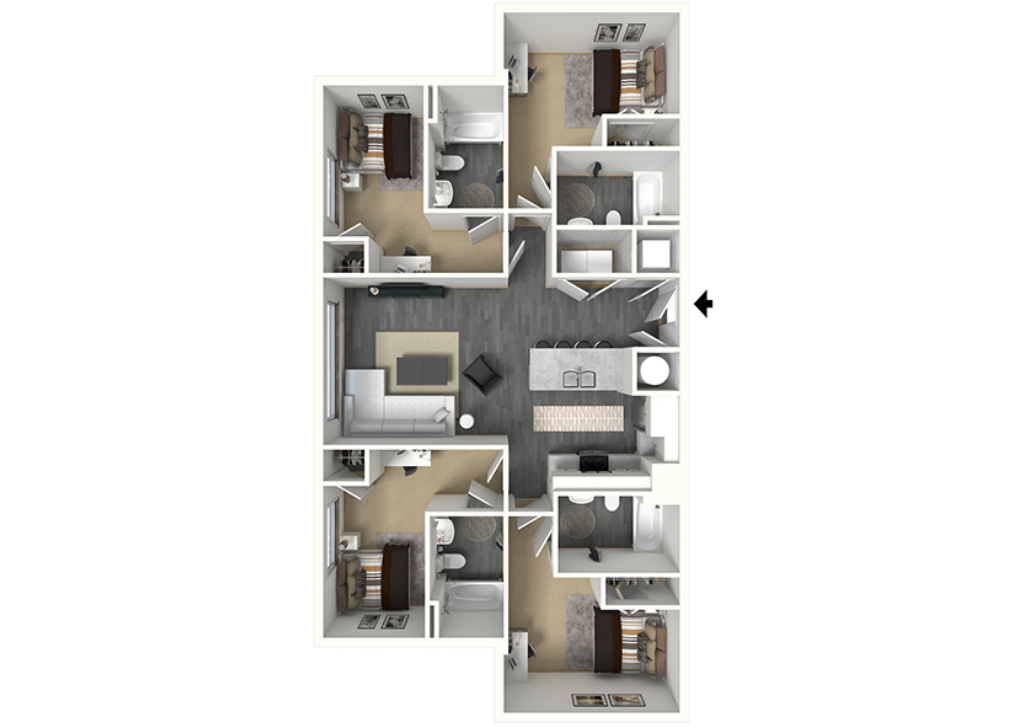4 Bed 4 Bath - Crestline