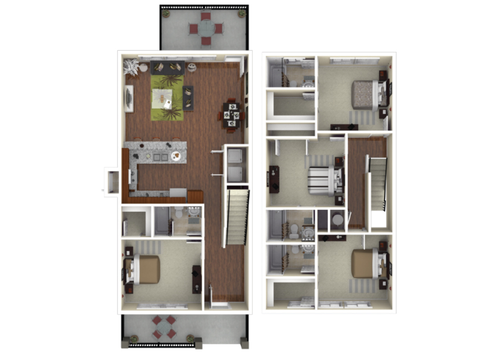 4 dormitorios, 4 baños - Easton