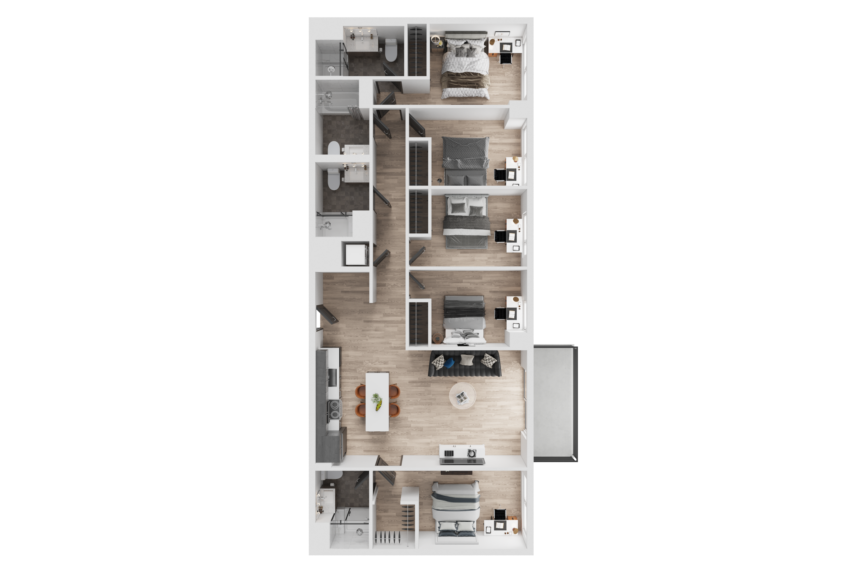 5 Bed 4 Bath - Tucson Campus